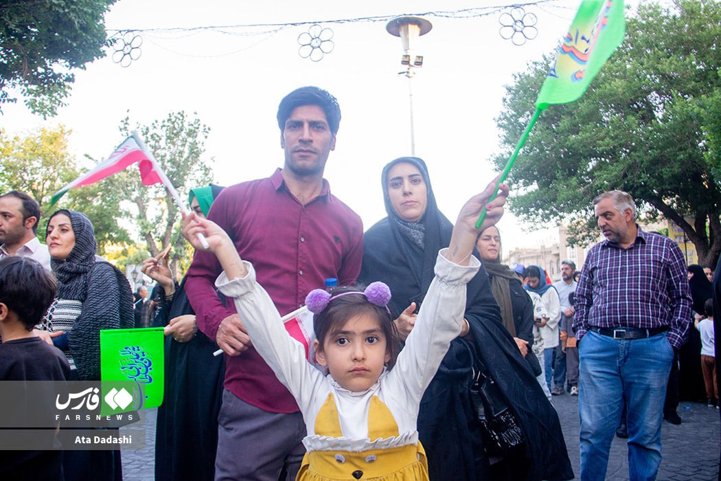 عکس/ تجمع بزرگ مردمیِ «ایران؛ ذوالفقار علی» در تبریز 