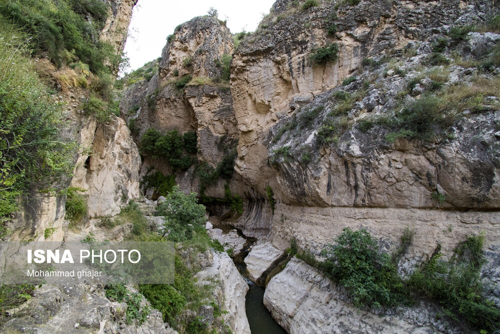 آبشار و دره زیبای بالی قایه در استان گلستان