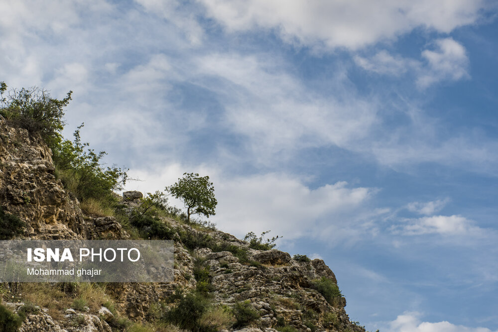 آبشار و دره زیبای بالی قایه در استان گلستان
