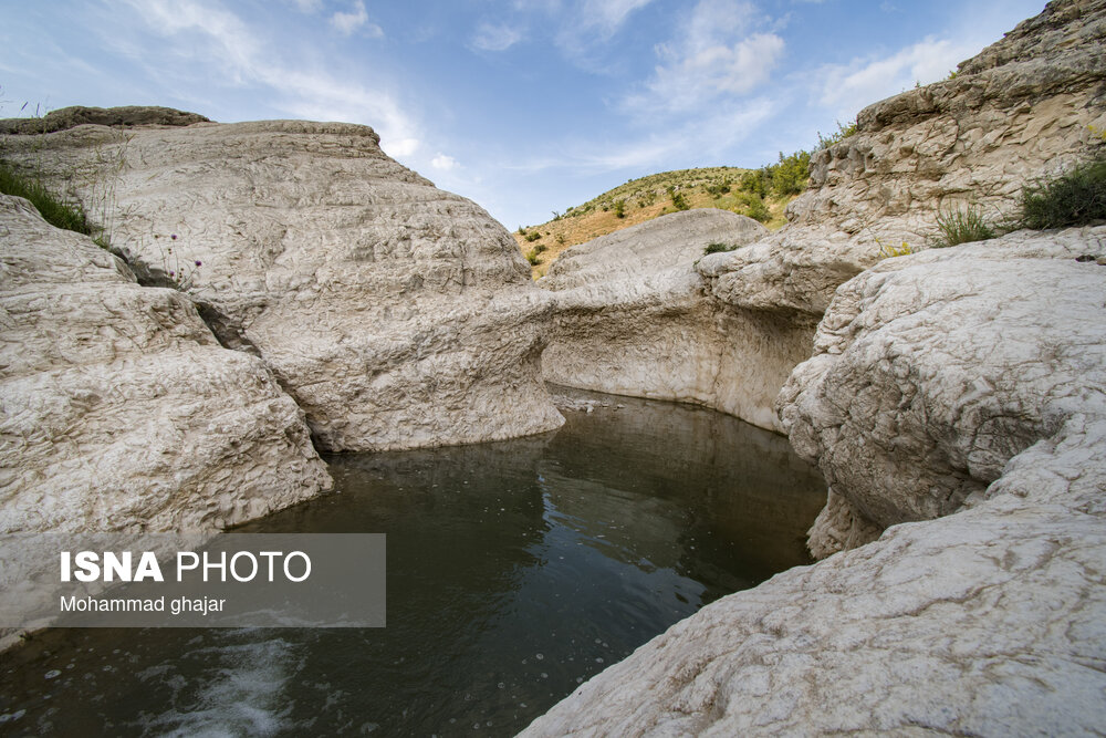 آبشار و دره زیبای بالی قایه در استان گلستان