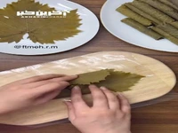 آموزش راهکاری ساده برای پیچیدن دلمه برگ