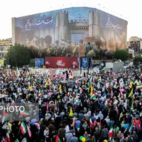 عکس/ تجمع بزرگ مردمی «ایران؛ ذوالفقار علی» در تهران