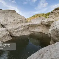 آبشار و دره زیبای بالی قایه در استان گلستان