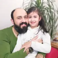 پدر و دختری که در حمله اسراییل به شهادت رسیدند