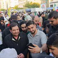 عکس/ حضور مخبر مشاور و دستیار رهبری در تجمع حماسی  ذوالفقار علی (ع) تهران
