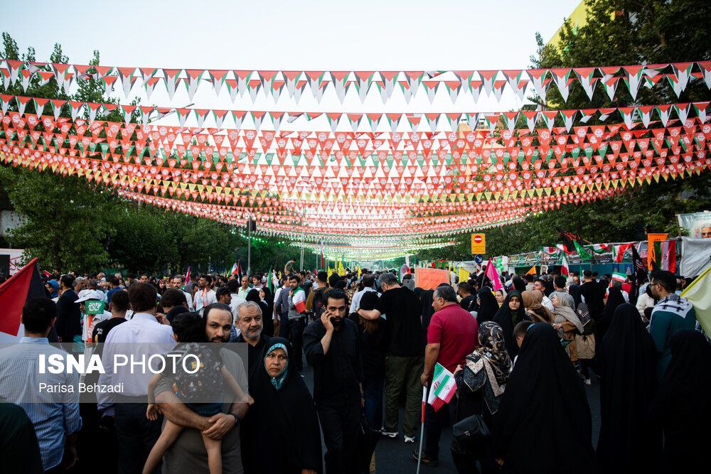 عکس/ تجمع بزرگ مردمی «ایران؛ ذوالفقار علی» در تهران