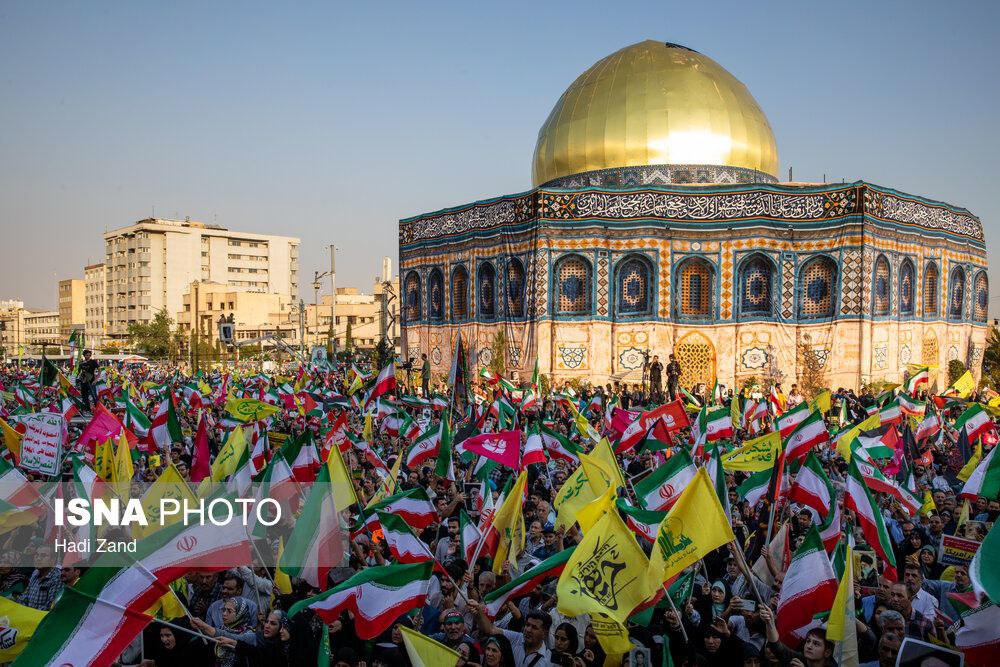 عکس/ تجمع بزرگ مردمی «ایران؛ ذوالفقار علی» در تهران