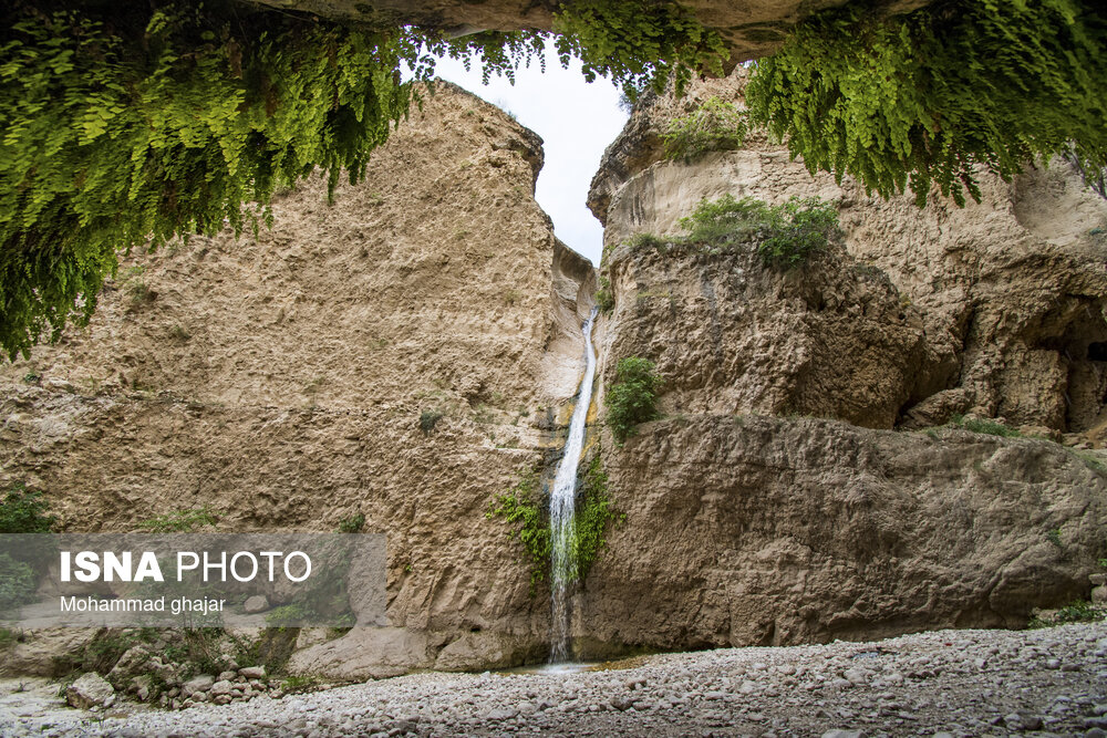 آبشار و دره زیبای بالی قایه در استان گلستان