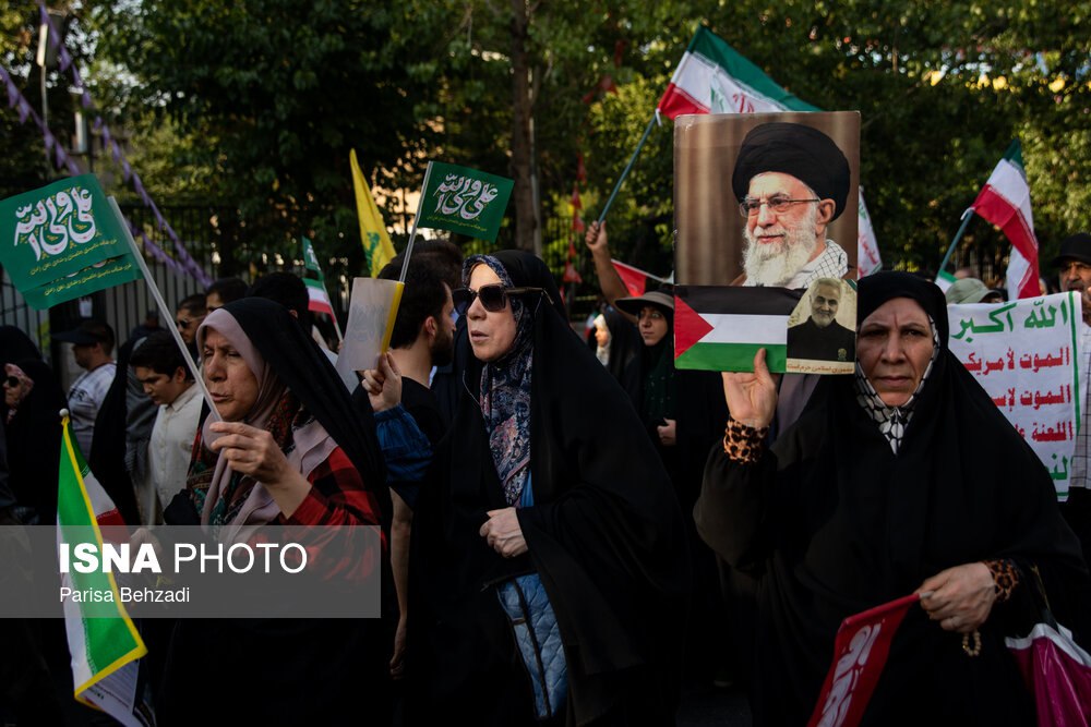 عکس/ تجمع بزرگ مردمی «ایران؛ ذوالفقار علی» در تهران