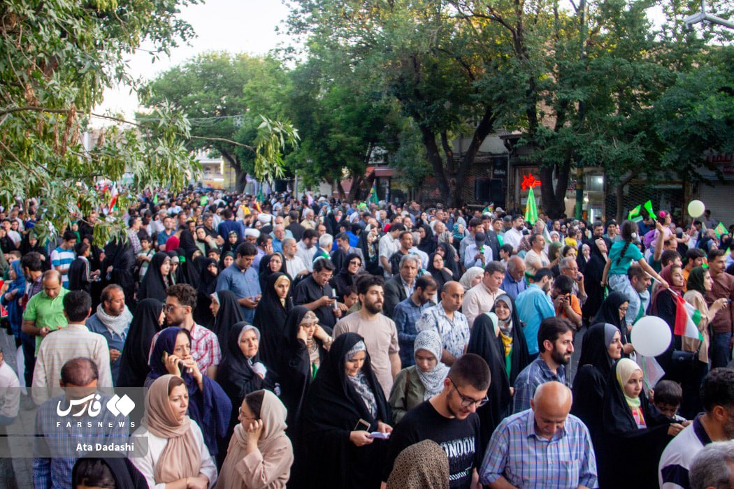 عکس/ تجمع بزرگ مردمیِ «ایران؛ ذوالفقار علی» در تبریز 