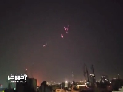 مقابله پدافند تهران با حملات صهیونیستی