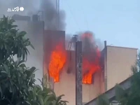 آتش‌سوزی به دلیل اتصالات برقی در شهرداری ایلام