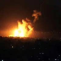 عکس/ لحظه برخورد موشک ایران در حیفا