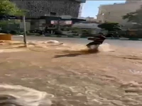 انفجار یکی از لوله‌های آب تهران!  