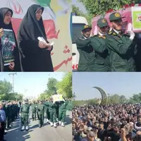 تشییع پیکر شهید مدافع وطن «مهدی حسینوند» با حضور مردم دزفول