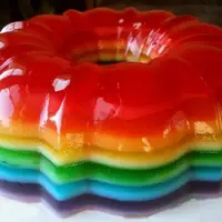 طرز تهیه ژله رنگین کمانی، بچه ها عاشقش میشن