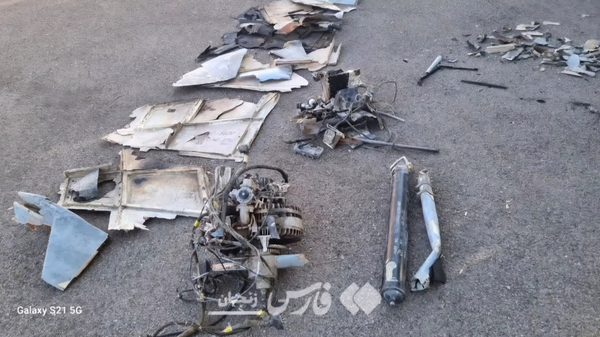 ساقط شدن دو پهپاد متخاصم بر فراز آسمان زنجان 