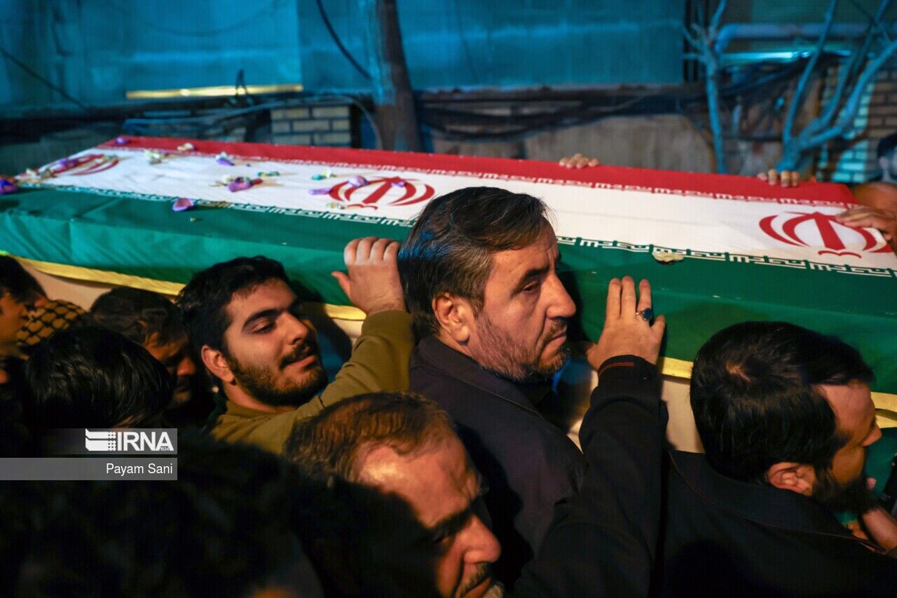 پیکر شهید نخبه آملی در زادگاهش تشییع شد