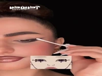 آرایش چشم ساده فقط با چند نقطه