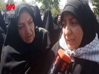 همسر یکی از شهدای حمله صهیونیست‌ها: جان من و فرزندم فدای رهبر و وطن