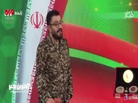 حاضر شدن با لباس نظامی توسط پیمان طالبی در اجرای برنامه طبیب