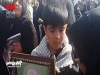 فرزند خردسال شهید حمله صهیونیست‌ها؛ راه پدرم را ادامه می‌دهم