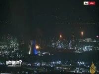 تصاویر الجزیره از آتش‌سوزی در نیروگاه برق حیفا پس از حمله موشکی ایران