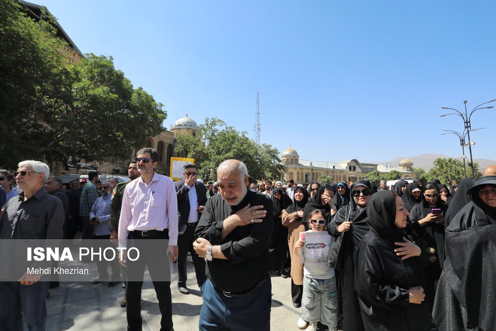 تشییع پیکر شهید سایت راداری سوباشی در همدان