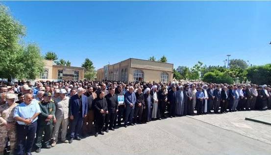 تشییع پیکر یکی از شهدای حملات تروریستی رژیم غاصب اسرائیل در خوی