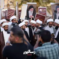 تظاهرات امروز عراقی‌ها در کاظمین در حمایت ایران در مقابل حملات رژیم صهیونیستی