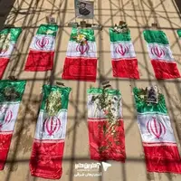 عکس / آرام گرفتن شهدای تبریز در گلزار شهدا