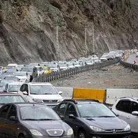 ترافیک در مسیرهای ورود به مازندران سنگین شد