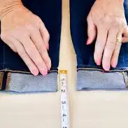 کوتاه کردن شلوار جین بدون برش زدن!
