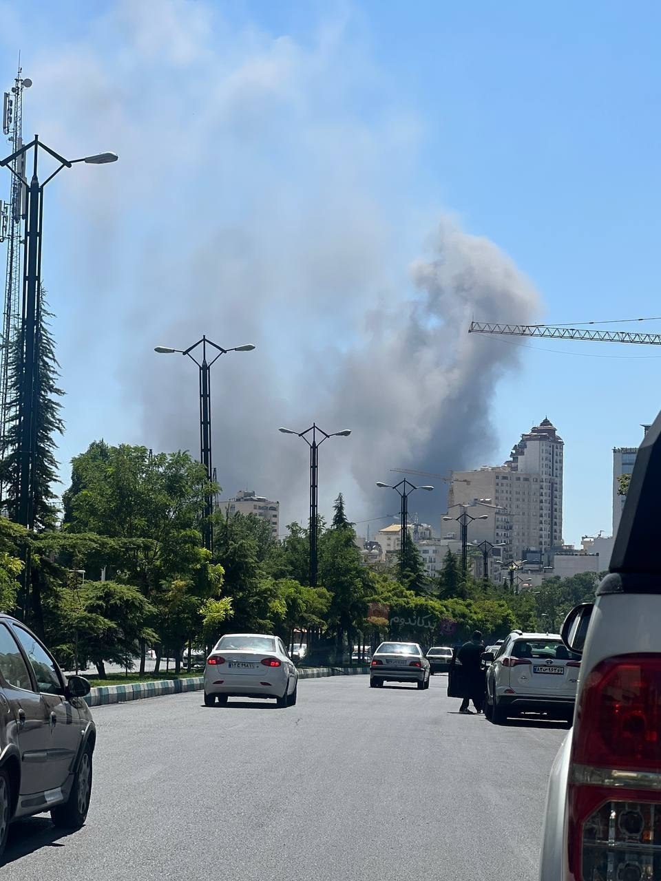 عکس/ انفجار در منطقه اندرزگو تهران