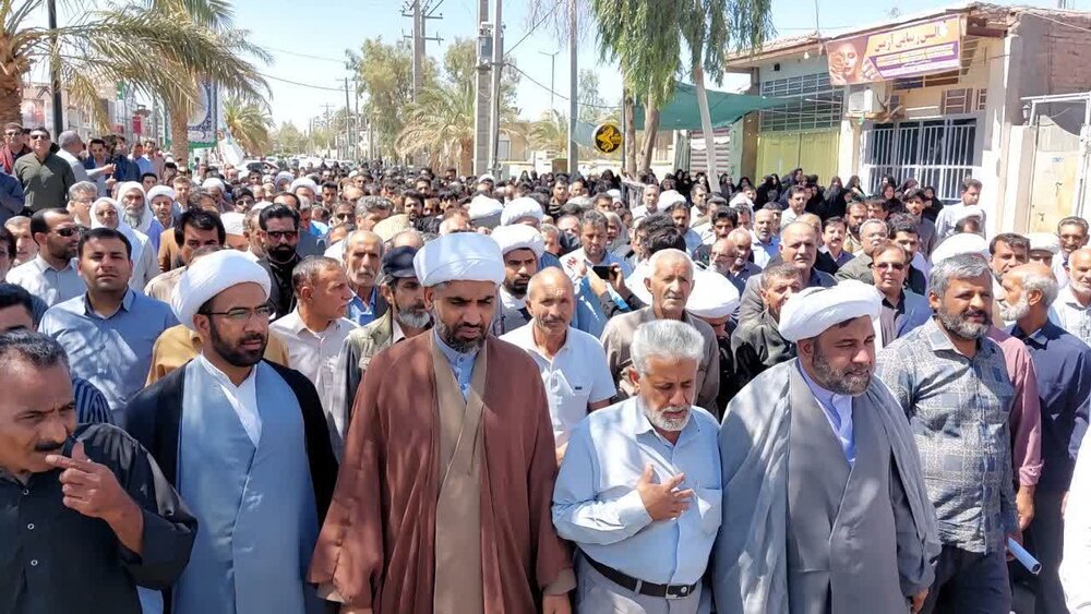 مراسم تشییع پیکر امام‌جمعه فقید فهرج