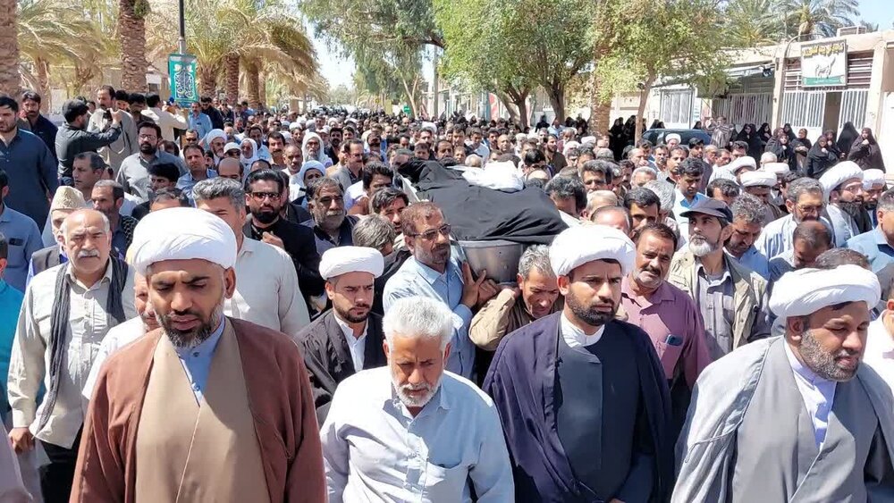 مراسم تشییع پیکر امام‌جمعه فقید فهرج