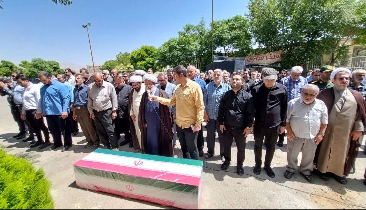 پیکر پاک شهیده حملات رژیم صهیونیستی در شهر محلات تشییع شد