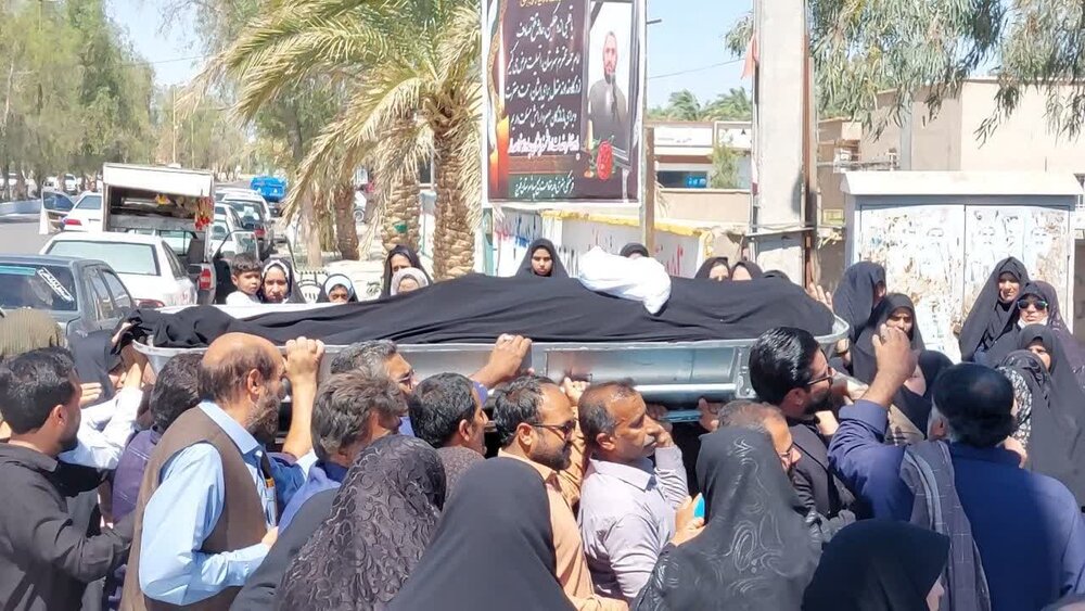 مراسم تشییع پیکر امام‌جمعه فقید فهرج