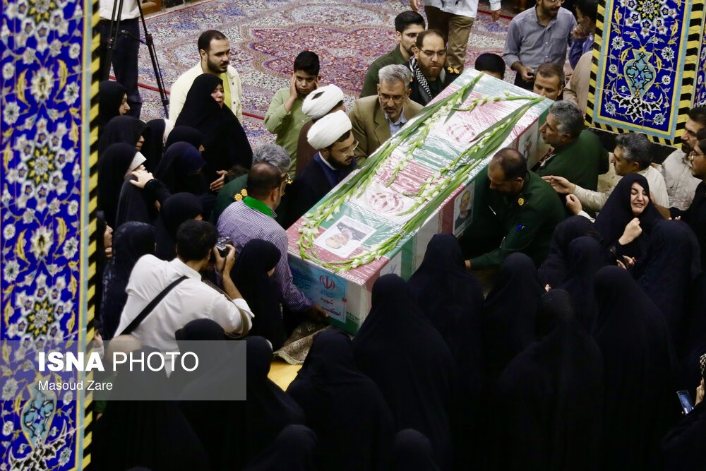 عکس/ وداع با دانشمند شهید هسته‌ای در یزد