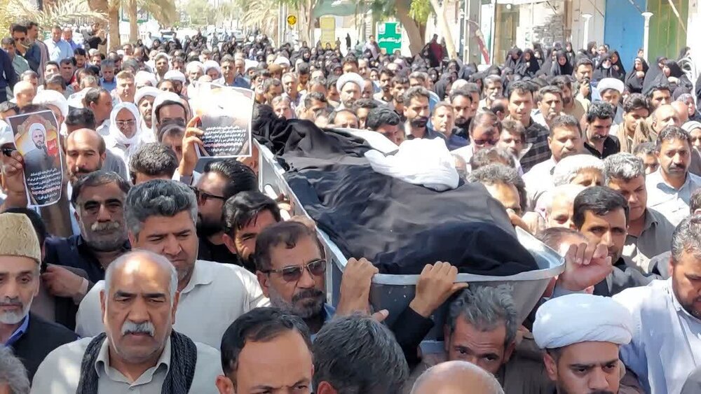 مراسم تشییع پیکر امام‌جمعه فقید فهرج
