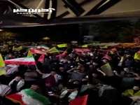 حضور گسترده مردم در میدان فلسطین تهران در محکومیت رژیم صهیونیستی