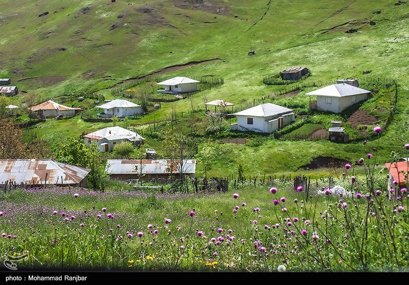 طبیعت زیبای جاده اسالم به خلخال