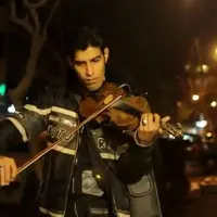 غرش پدافند و نوازنده ویولن در تهران