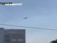 ویدئویی که لحظه اصابت پهپاد انتحاری شاهد را نشان می‌دهد