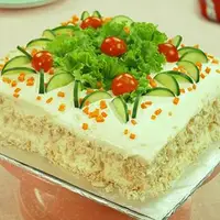 طرز تهیه‌ی کیک مرغ؛ پیش‌غذای مجلسی و آسان