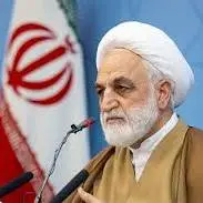 اژه‌ای: پرونده‌ عناصر مرتبط با تجاوز رژیم صهیونیستی باید در سریع‌ترین زمان ممکن به سرانجام برسد