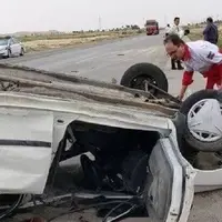 واژگونی پراید جان یک نفر را گرفت