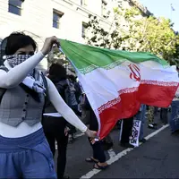 تظاهرات ضد صهیونیستی حامیان ایران در کالیفرنیا آمریکا 