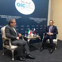 عکس/ رایزنی وزیران خارجه ایران و قطر درباره تجاوز رژیم صهیونیستی  