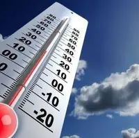 افزایش نسبی دما در همدان
